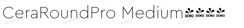 CeraRoundPro Medium字体转换